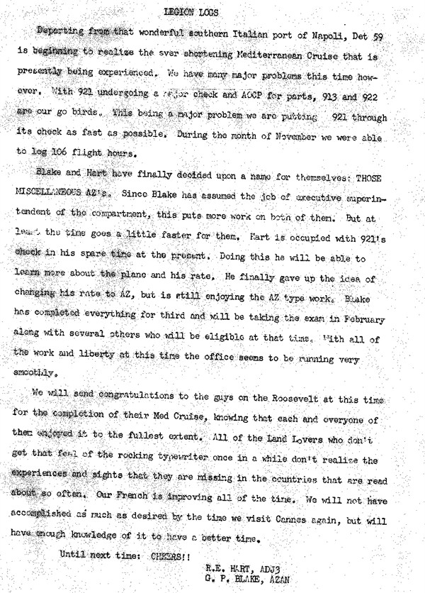December 1964 Newsletter