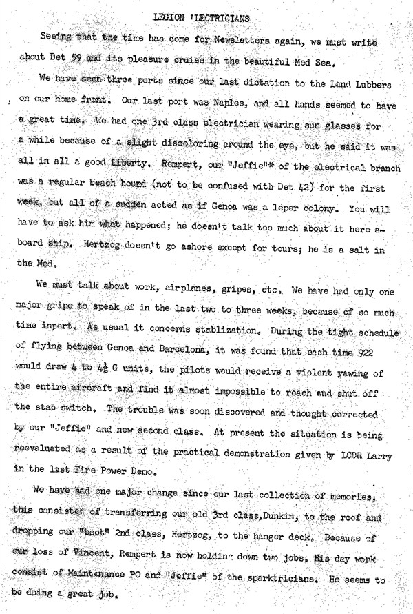 December 1964 Newsletter