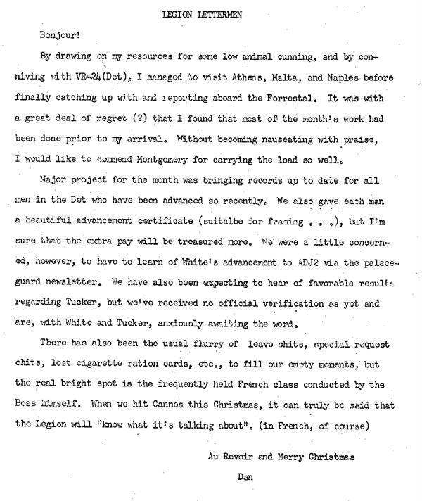 December 1964 Newsletter