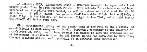 VC-62 History 1949-56