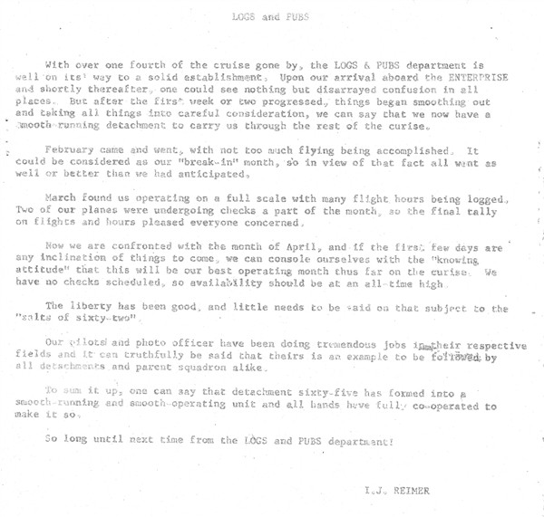 Det 65 1963 Newsletter