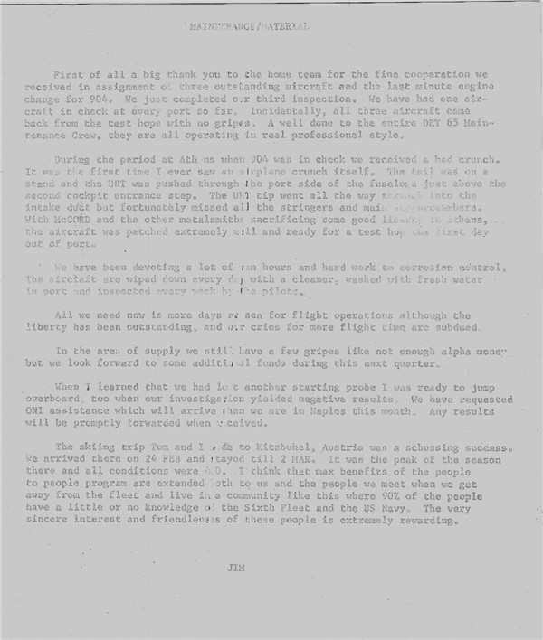 Det 65 1963 Newsletter