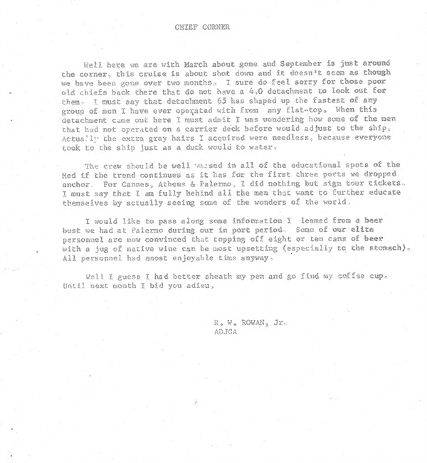 Det 65 1963 Newsletter