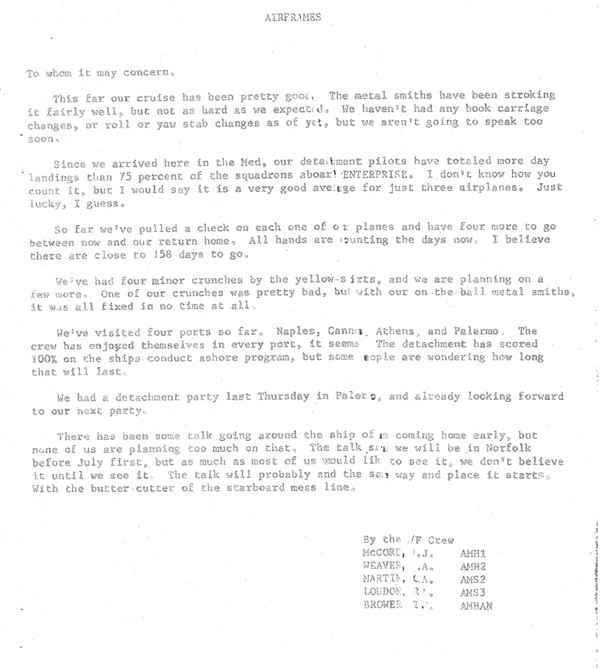 Det 65 1963 Newsletter