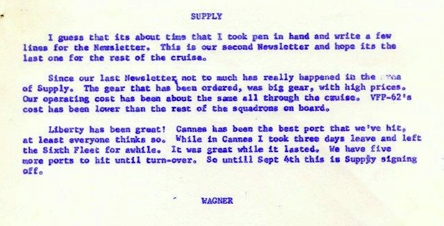 July 1963 Newsletter