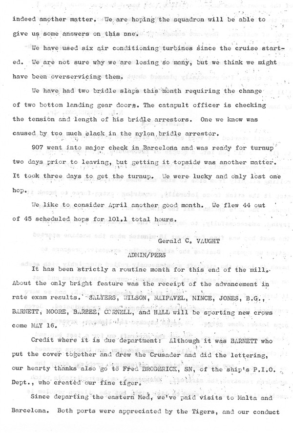 August 1962 Newsletter