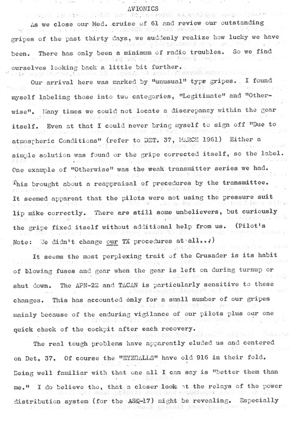 April 1961 Newsletter