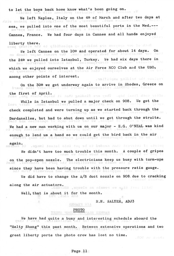 March 1961 Newsletter