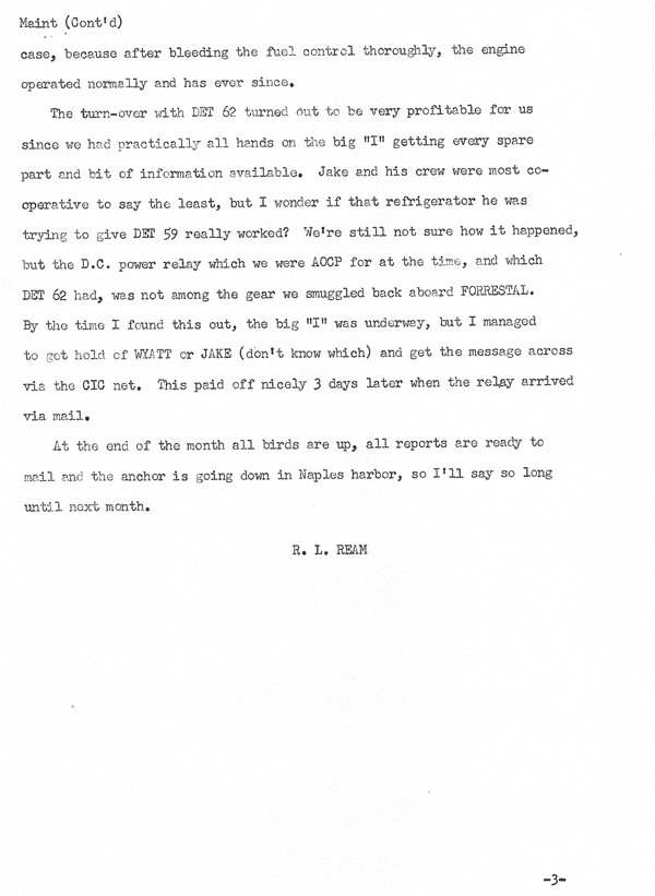 August 1962 Newsletter