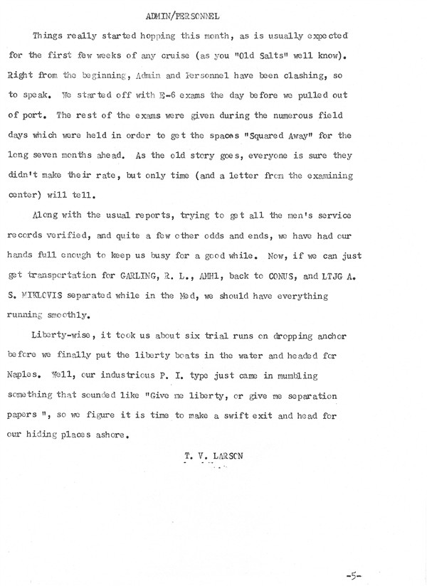 August 1962 Newsletter