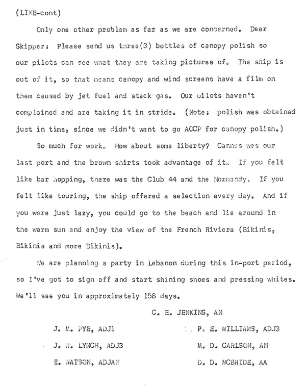 September 1962 Newsletter