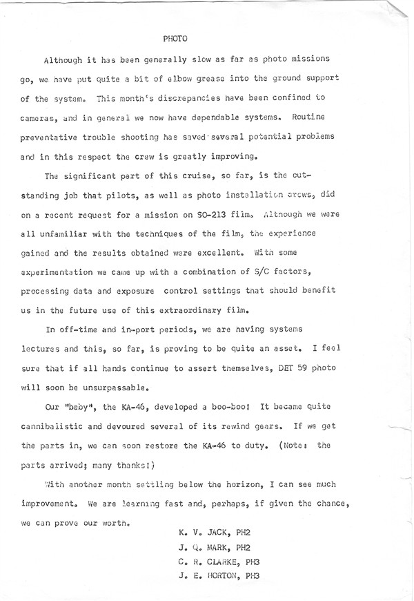 September 1962 Newsletter