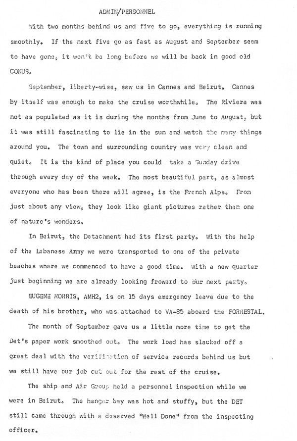 September 1962 Newsletter