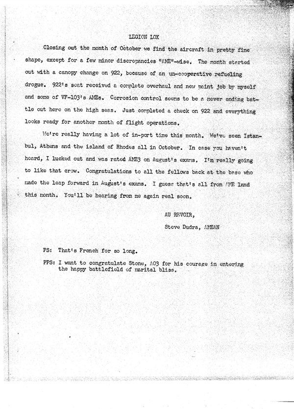 November 1964 Newsletter