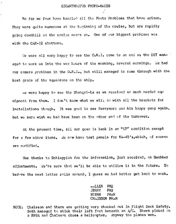 October 1965 Newsletter
