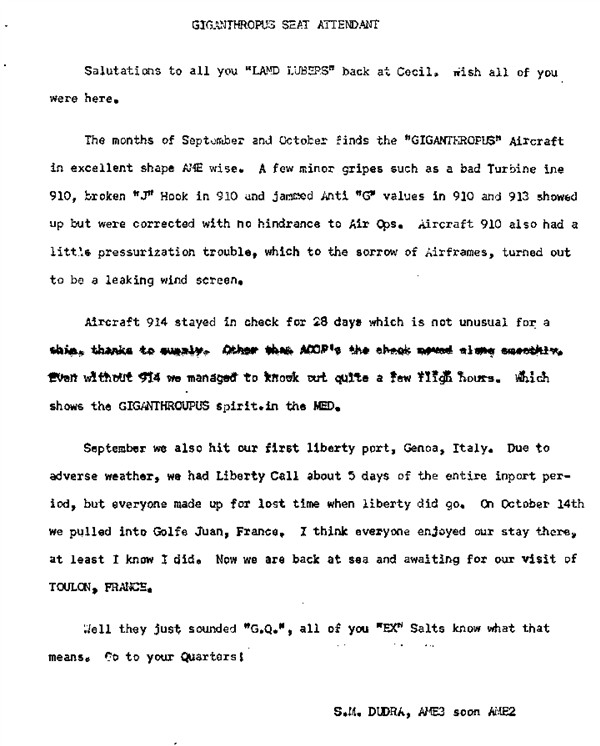 October 1965 Newsletter
