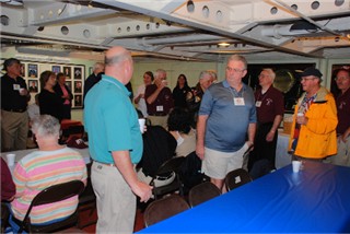Click photo (57) to enlarge Ward Room Battleship Alabama