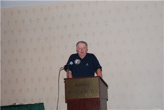 Click photo (195) to enlarge. VFP-63 pilot LCDR Scott Ruby, Guest Speaker