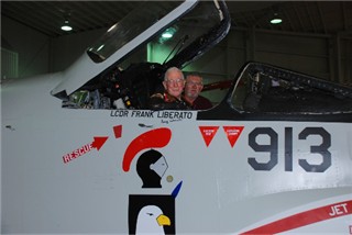 Click photo (108) to enlarge. L-R Capt Frank Liberato, Richard Flake