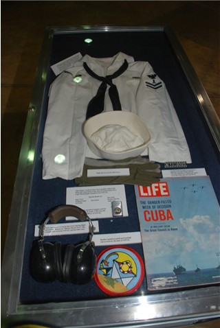 Click photo (167) to enlarge. Exhibit case for VFP-62 memorabilia