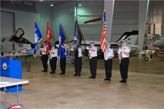 Click photo (81) to enlarge. RF8 Dedication Color Guard